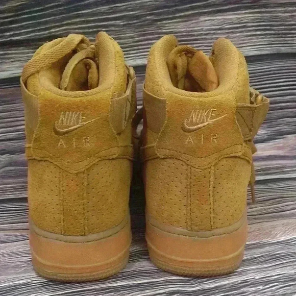 Women's Nike Tan Sneaker Air Force 1 Women 8.5 - Picture 4 of 8